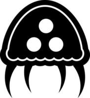 Jellyfish icon or symbol. vector