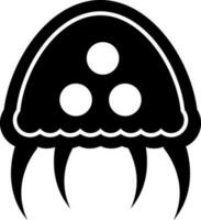 Jellyfish icon or symbol. vector