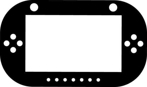 Game controller in flat style. vector