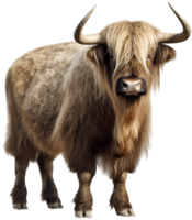 Yak png with AI generated.