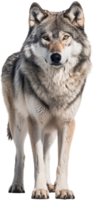 Wolf png with AI generated.