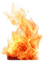 Flame png with AI generated.