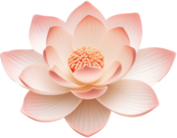 Lotus png with AI generated.