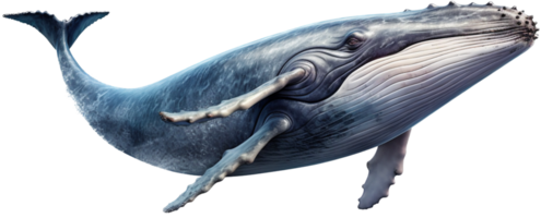 Whale png with AI generated.