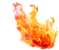 Flame png with AI generated.