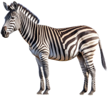 Zebra png with AI generated.