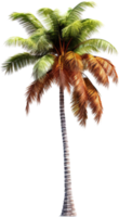 Palm tree png with AI generated.