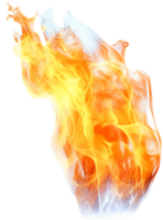 Flame png with AI generated.