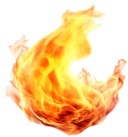 Flame png with AI generated.