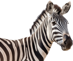 Zebra png with AI generated.