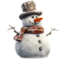 boneco de neve png com ai gerado.