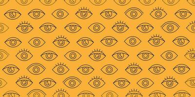 Eye symbol pattern. Vintage background design vector