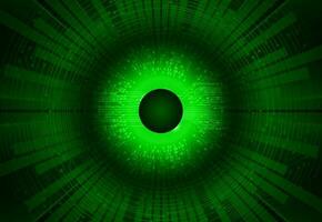 Modern Cybersecurity Eye on Technology Background vector