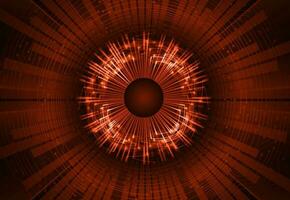 Modern Cybersecurity Eye on Technology Background vector