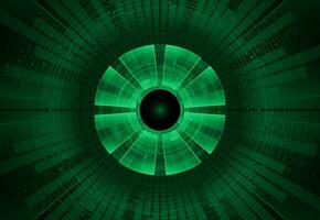 Modern Cybersecurity Eye on Technology Background vector