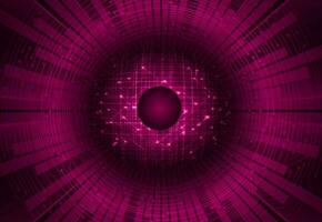 Modern Cybersecurity Eye on Technology Background vector