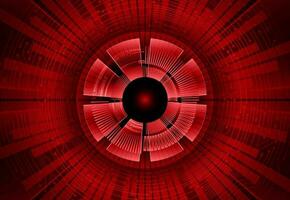 Modern Cybersecurity Eye on Technology Background vector