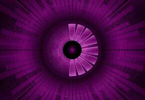 Modern Cybersecurity Eye on Technology Background vector