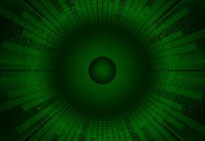 Modern Cybersecurity Eye on Technology Background vector