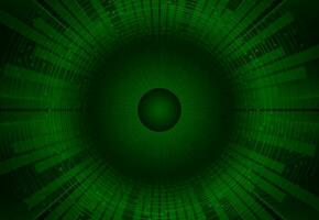 Modern Cybersecurity Eye on Technology Background vector