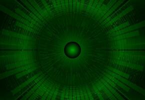 Modern Cybersecurity Eye on Technology Background vector