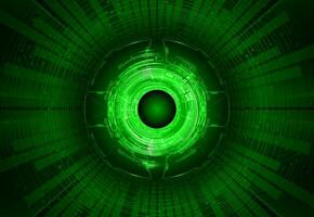 Modern Cybersecurity Eye on Technology Background vector