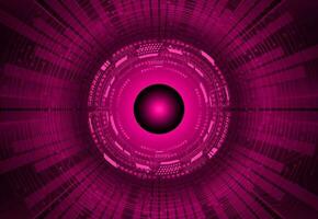 Modern Cybersecurity Eye on Technology Background vector