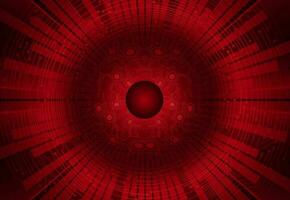 Modern Cybersecurity Eye on Technology Background vector