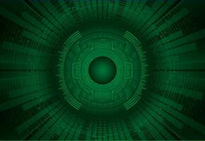 Modern Cybersecurity Eye on Technology Background vector