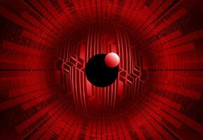 Modern Cybersecurity Eye on Technology Background vector