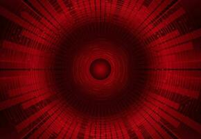 Modern Cybersecurity Eye on Technology Background vector