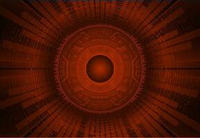 Modern Cybersecurity Eye on Technology Background vector