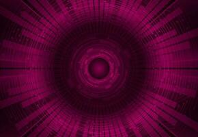 Modern Cybersecurity Eye on Technology Background vector