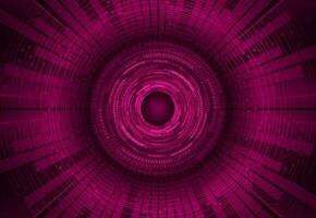 Modern Cybersecurity Eye on Technology Background vector