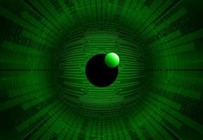 Modern Cybersecurity Eye on Technology Background vector