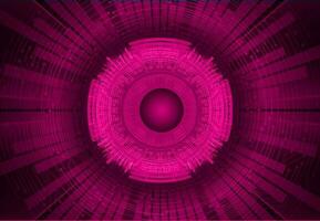 Modern Cybersecurity Eye on Technology Background vector
