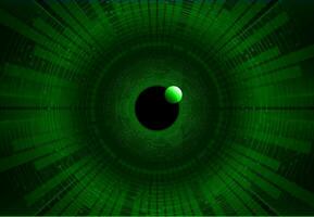 Modern Cybersecurity Eye on Technology Background vector