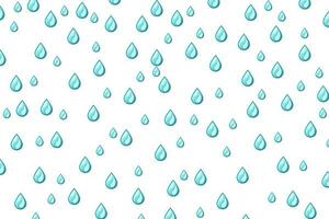 Cartoon raining isolated on white background vector