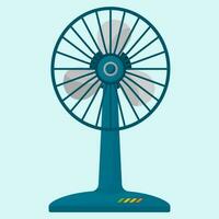 Floor fan, Electric fan in flat vector illustration design