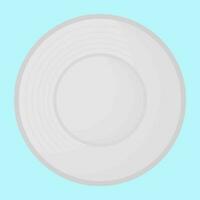 Dish, bowl in flat vector illustration design