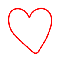 red heart ornament png