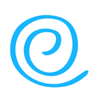 abstract blue circle png