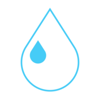 water laten vallen icoon geïsoleerd png