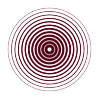 abstrakt rot Spiral- isoliert png