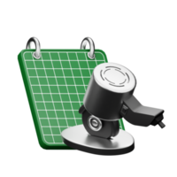 3d icon design with green and black color png