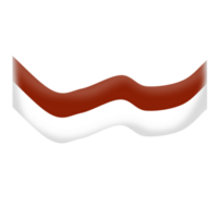 illustrazione della bandiera indonesiana png
