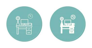 Work Table Vector Icon