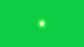 light flare flicker blinking animation on green screen background video