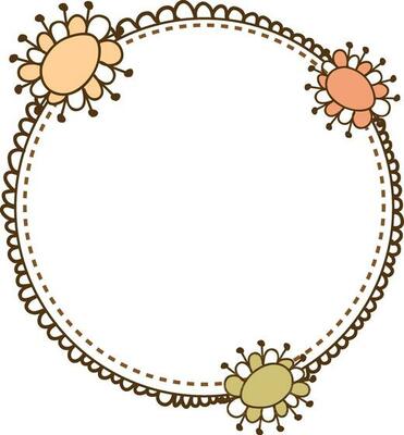 Circular frame design.