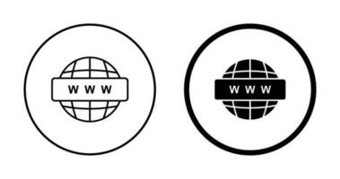 World Wide Web Vector Icon